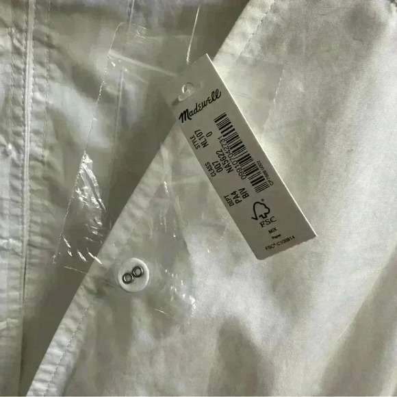 SOLD Madewell Annamarie Embroidered Mini Dress | White & Beige | Women’s Size 0 - Picture 9 of 16